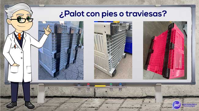 Palots de plástico con 4 pies, 2 traviesas o 3 patines. ¿Cuál elegir?