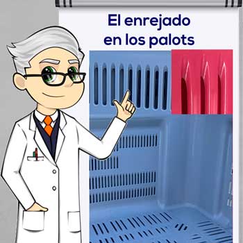 El enrejado o rejillado en los palots de plástico