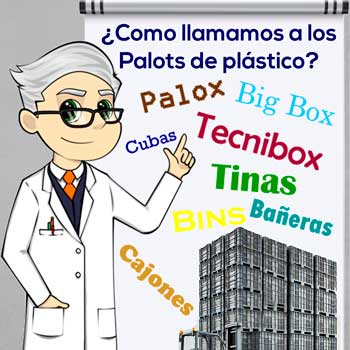 Como llamamos a los palots de plástico tinas big box o palots
