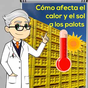 como afecta la exposición solar y los rayos uv a los palots de plástico